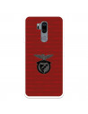 Funda para LG G7 del Escudo Fondo Granate  - Licencia Oficial Benfica