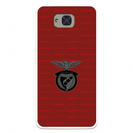 Funda para BQ Aquaris U2 del Escudo Fondo Granate  - Licencia Oficial Benfica