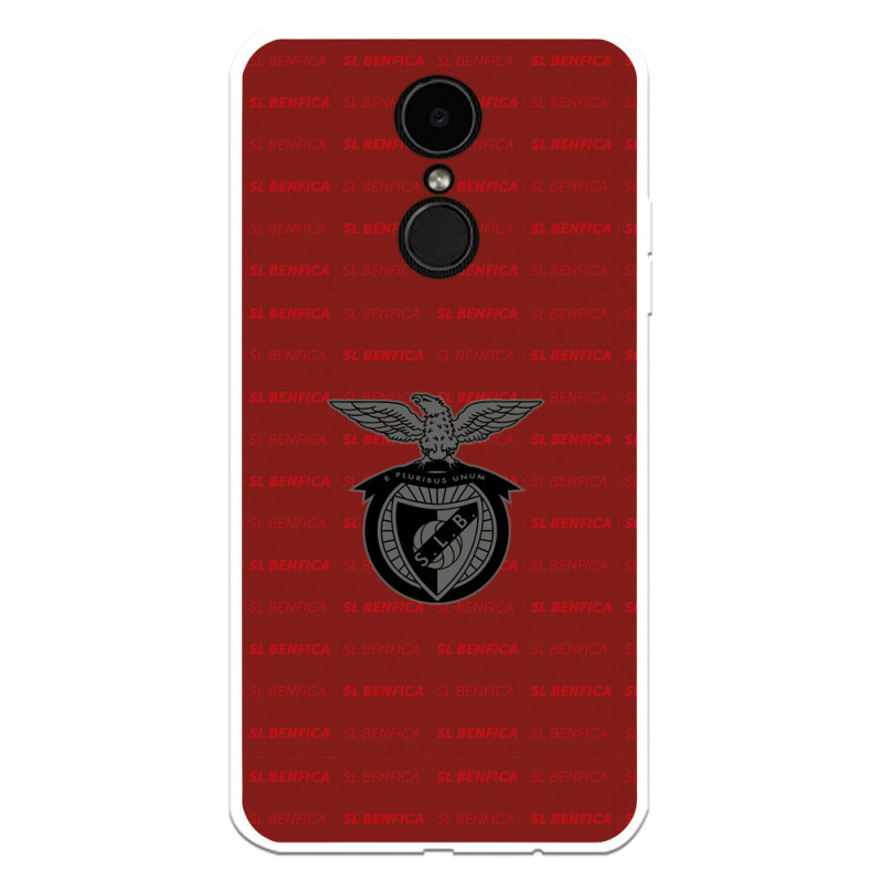 Funda para LG K8 2017 del Escudo Fondo Granate  - Licencia Oficial Benfica