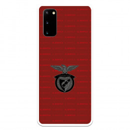 Funda para Samsung Galaxy S20 del Escudo Fondo Granate  - Licencia Oficial Benfica