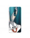 Coque pour Oppo Reno 10x Zoom Officielle de Warner Bros Bugs Bunny Silhouette Transparente - Looney Tunes