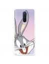 Coque pour OnePlus 8 Officielle de Warner Bros Bugs Bunny Silhouette Transparente - Looney Tunes