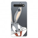 Coque pour LG K61 Officielle de Warner Bros Bugs Bunny Silhouette Transparente - Looney Tunes