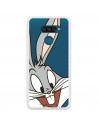 Coque pour LG K50S Officielle de Warner Bros Bugs Bunny Silhouette Transparente - Looney Tunes