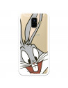 Coque Officielle Warner Bros Bugs Bunny Transparente pour Samsung Galaxy A6 2018 - Looney Tunes