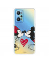 Coque pour Realme GT Neo 2 Disney Officiel Mickey et Minnie Bisou - Classiques Disney