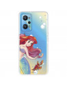 Coque pour Realme GT Neo 2 Disney Officiel Ariel et Sébastien Bulles - La Petite Sirène