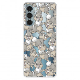 Funda para Motorola Moto G200 5G Oficial de Disney Tambor Patrones - Bambi