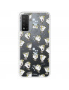 Funda para TCL 20R 5G Oficial de Disney Chip Potts Siluetas - La Bella y la Bestia