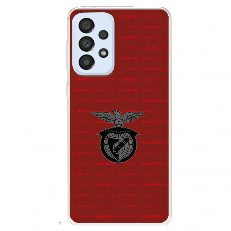 Funda para Samsung Galaxy A33 5G del Escudo Fondo Granate  - Licencia Oficial Benfica