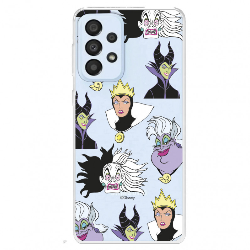 Funda para Samsung Galaxy A33 5G Oficial de Disney Villanas Patrón - Villanas Disney