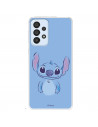 Funda para Samsung Galaxy A33 5G Oficial de Disney Stitch Azul - Lilo & Stitch