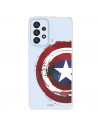 Funda para Samsung Galaxy A33 5G Oficial de Marvel Capitán América Escudo Transparente - Marvel