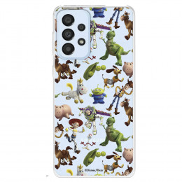 Funda para Samsung Galaxy A33 5G Oficial de Disney Muñecos Toy Story Siluetas - Toy Story