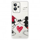 Funda para Realme GT 2 Pro Oficial de Disney Mickey y Minnie Beso - Clásicos Disney