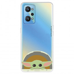 Funda para Realme GT 2 Oficial de Star Wars Baby Yoda Sonrisas - The Mandalorian