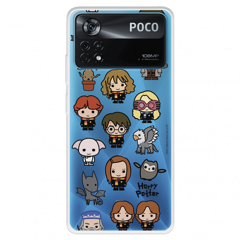 Funda para Xiaomi Poco X4 Pro Oficial de Harry Potter Personajes Iconos - Harry Potter