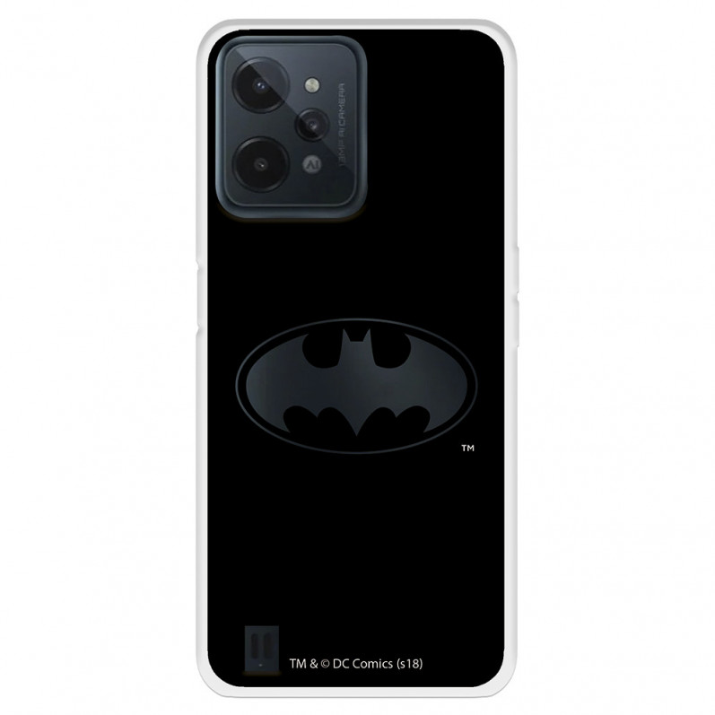 Funda para Realme C31 Oficial de DC Comics Batman Logo Transparente - DC Comics