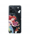 Funda para Realme C31 Oficial de Disney Ariel y Sebastián Burbujas - La Sirenita