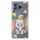 Funda para OnePlus Nord CE 2 Oficial de Disney Dumbo Silueta Transparente - Dumbo