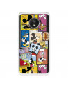 Funda para Motorola Moto E4 Oficial de Disney Mickey Comic - Clásicos Disney