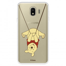 Funda para Samsung Galaxy J4 2018 Oficial de Disney Winnie  Columpio - Winnie The Pooh