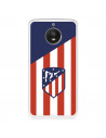 Funda para Motorola Moto E4 del Atlético de Madrid Escudo Fondo Atletico  - Licencia Oficial Atlético de Madrid