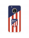 Funda para Motorola Moto G5 Plus del Atlético de Madrid Escudo Fondo Atletico  - Licencia Oficial Atlético de Madrid