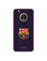 Funda para Motorola Moto G5 Plus del FC Barcelona Rayas Blaugrana  - Licencia Oficial FC Barcelona