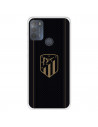 Funda para Motorola Moto G50 5G del Atlético de Madrid Escudo Dorado Fondo Negro  - Licencia Oficial Atlético de Madrid