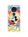 Funda para Motorola Moto G7 Plus Oficial de Disney Mickey Mickey Tye Die - Clásicos Disney