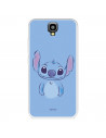 Funda para Huawei Y560 Oficial de Disney Stitch Azul - Lilo & Stitch