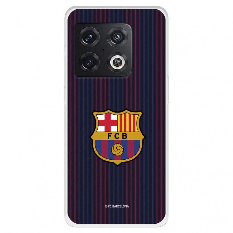 Funda para OnePlus 10 Pro del FC Barcelona Rayas Blaugrana - Licencia Oficial FC Barcelona