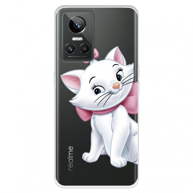 Funda para Realme GT Neo 3 Oficial de Disney Marie Silueta - Los Aristogatos