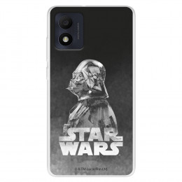 Funda para Alcatel 1B 2022 Oficial de Star Wars Darth Vader Fondo negro - Star Wars