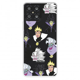 Funda para Huawei Honor X8 Oficial de Disney Villanas Patrón - Villanas Disney