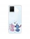 Funda para Vivo Y36s Oficial de Disney Angel & Stitch Beso - Lilo & Stitch