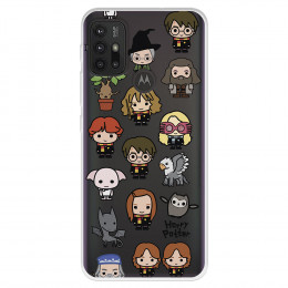 Funda para Motorola Moto G30 Oficial de Harry Potter Personajes Iconos - Harry Potter