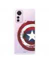 Funda para Xiaomi Mi 12 Lite 5G Oficial de Marvel Capitán América Escudo Transparente - Marvel