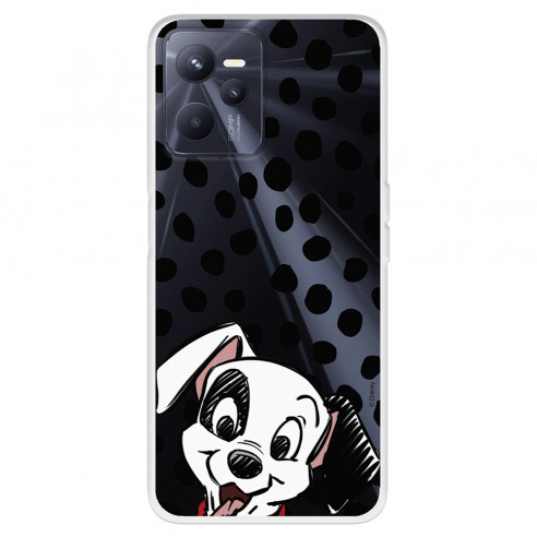 Funda para Realme Narzo 50A Prime Oficial de Disney Cachorro Manchas - 101 Dálmatas