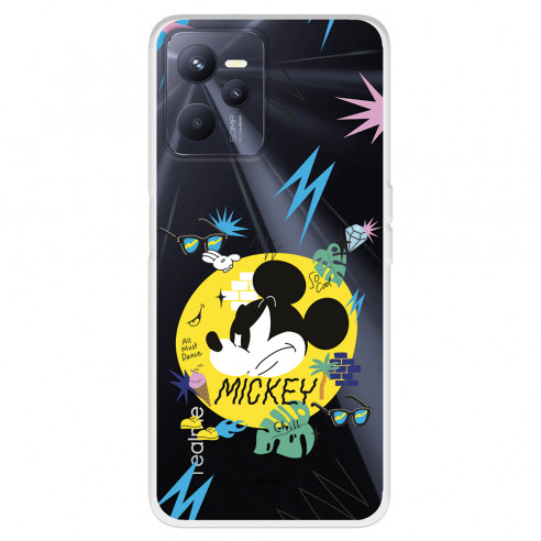 Funda para Realme Narzo 50A Prime Oficial de Disney Mickey Mickey Urban - Clásicos Disney