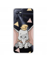 Funda para Realme Narzo 50A Prime Oficial de Disney Dumbo Silueta Transparente - Dumbo