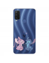 Funda para Alcatel 1 L Pro Oficial de Disney Angel & Stitch Beso - Lilo & Stitch