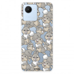 Funda para Realme Narzo 50i Prime Oficial de Disney Tambor Patrones - Bambi