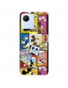 Funda para Realme Narzo 50i Prime Oficial de Disney Mickey Comic - Clásicos Disney