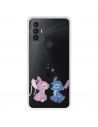 Funda para TCL 306 Oficial de Disney Angel & Stitch Beso - Lilo & Stitch