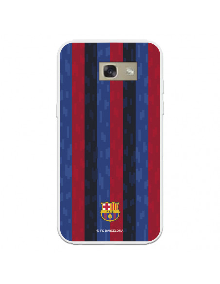 Funda para Xiaomi Redmi 9T del FC Barcelona Fondo Rayas Verticales -  Licencia Oficial FC Barcelona