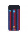 Funda para ZTE Blade A7 2020 del FC Barcelona Fondo Rayas Verticales  - Licencia Oficial FC Barcelona