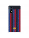 Funda para Realme 7 del FC Barcelona Fondo Rayas Verticales  - Licencia Oficial FC Barcelona