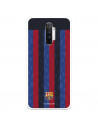 Funda para Realme X2 Pro del FC Barcelona Fondo Rayas Verticales  - Licencia Oficial FC Barcelona